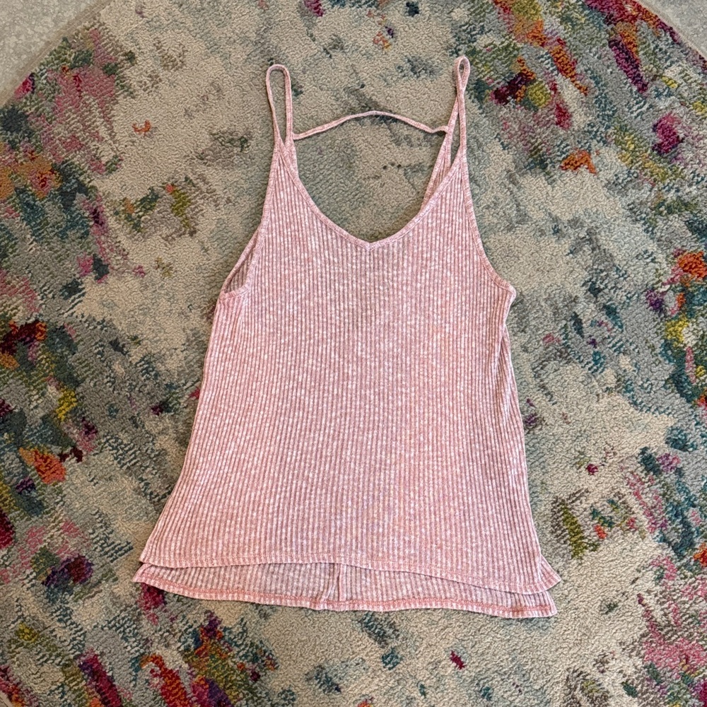 Express Pink flowy tank